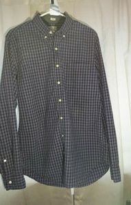 J Crew TALL men's plaid button down shirt